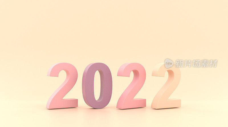 新年2022 3D渲染